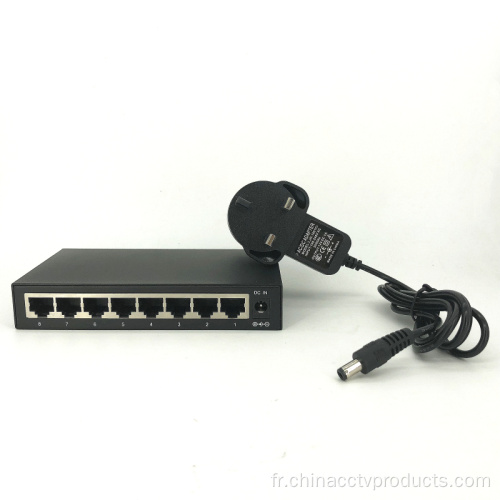 Meilleur prix 10/100/1000Mbps 8 Interrupteur Ethernet